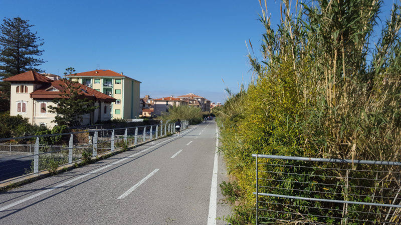 Küstenradweg Pista Ciclabile in Liguiren