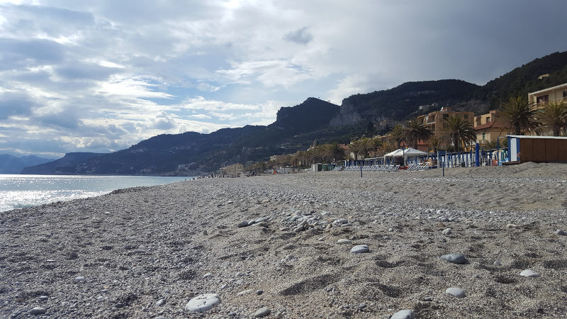 Strand von Varigotti, Ligurien
