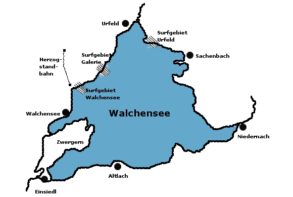 Walchensee Karte