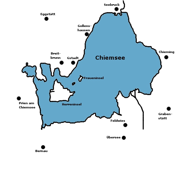Chiemsee Karte