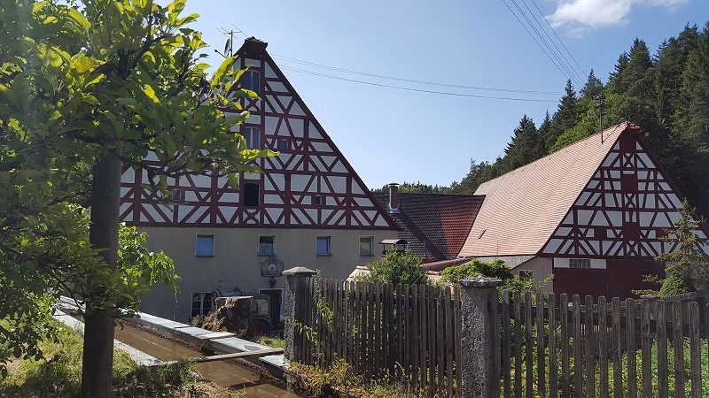 Wandertour östlich von Nürnberg - Hartmannshof - Burg Lichtenegg - Fürnried - Claramühle