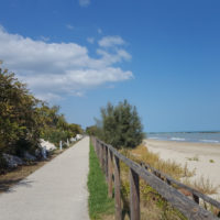 Radweg Adriaküste bei Cupra Marittima