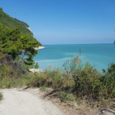 Wanderweg zum Strand von Sirolo