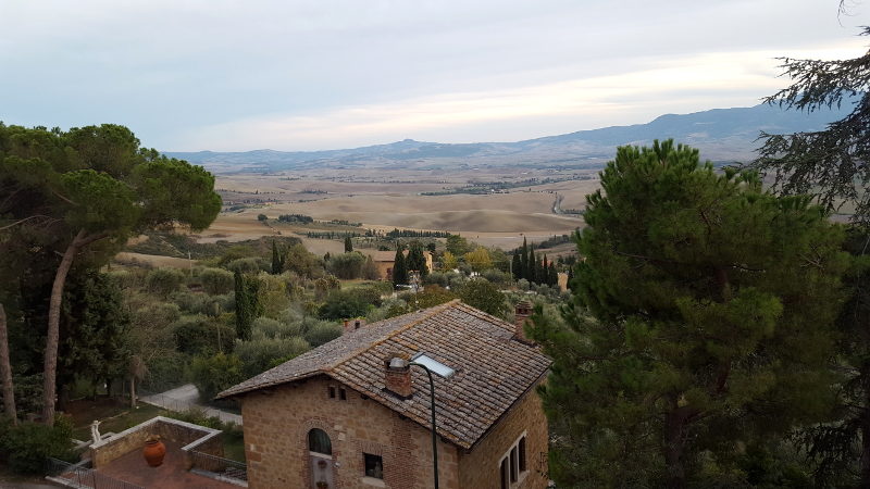Wandertour von Montepulciano nach Pienza in der Toskana