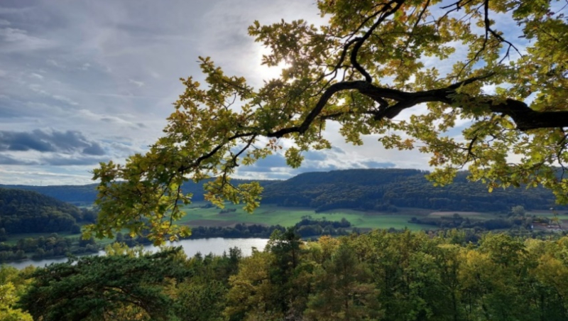 Aussicht bei Fastenwanderung Steinernes Gassl